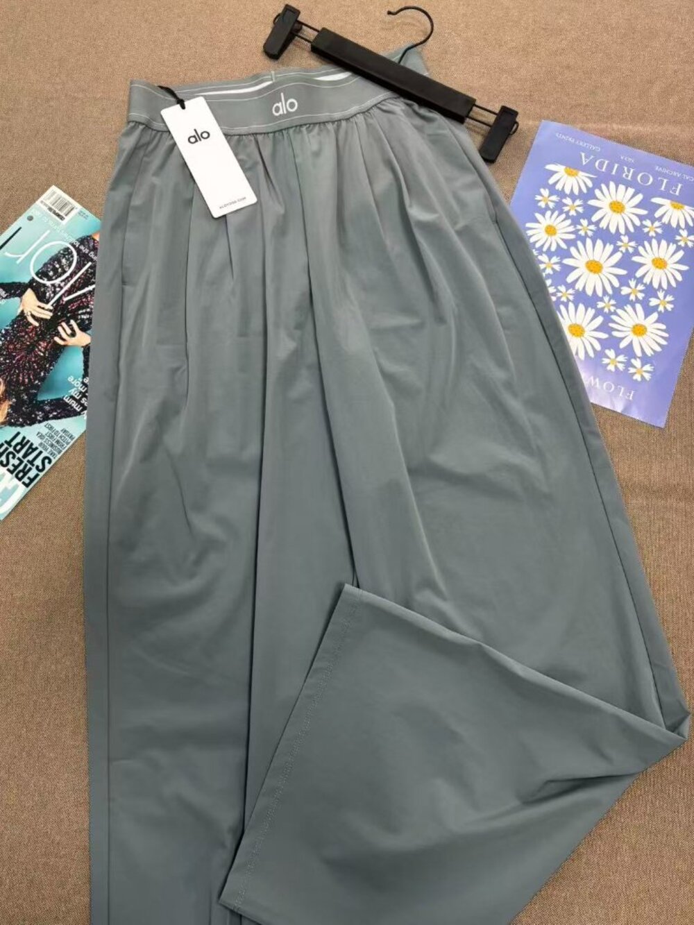 🧊Alo Yoga Suit Up Trouser Steel Gray Regular 🎯 Minimal Style - Picture 7 of 11